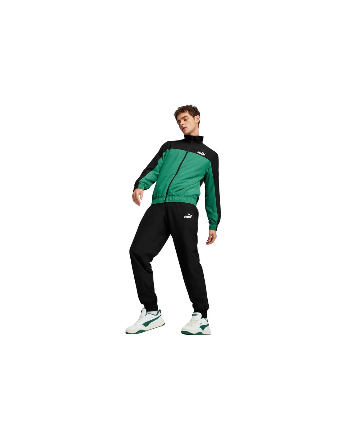 Chándal Puma Woven Trackksuit Hombre Verde