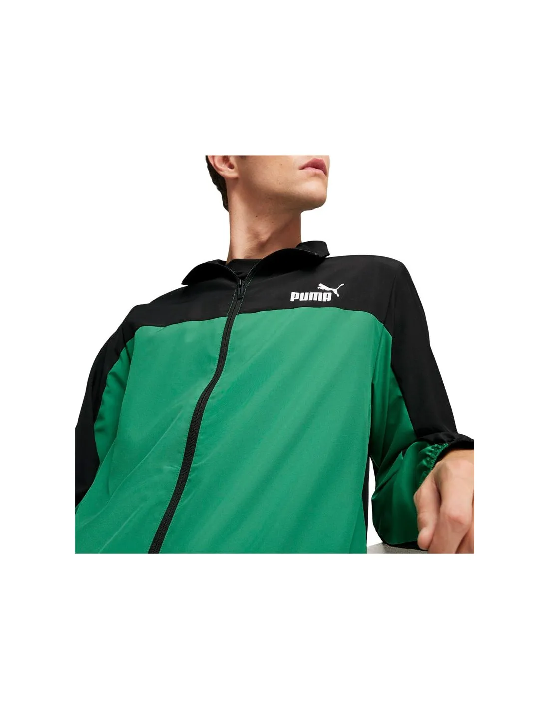 Chándal Puma Woven Trackksuit Hombre Verde