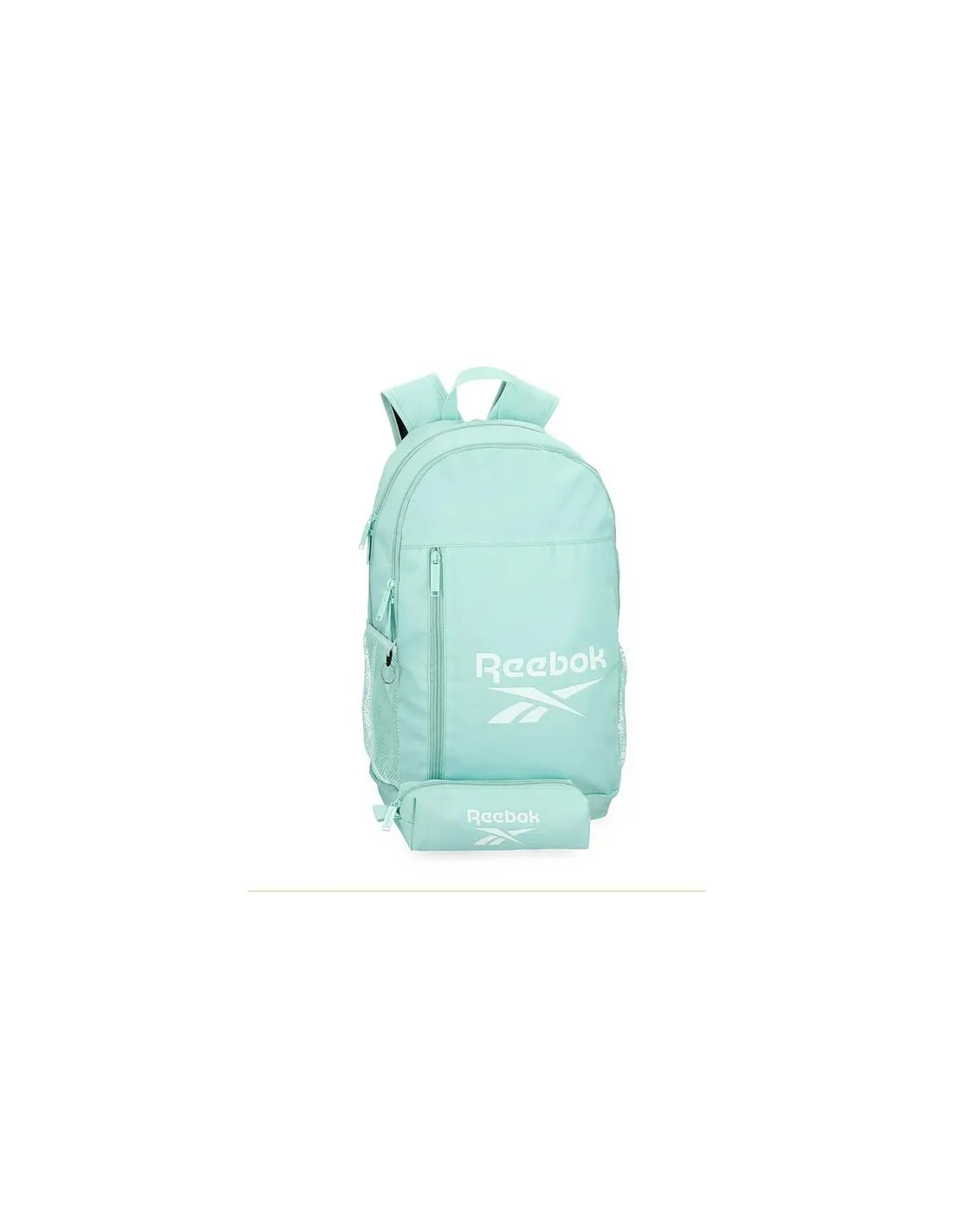 Mochila dos compartimentos Reebok Ashland + estuche 48 cm turquesa