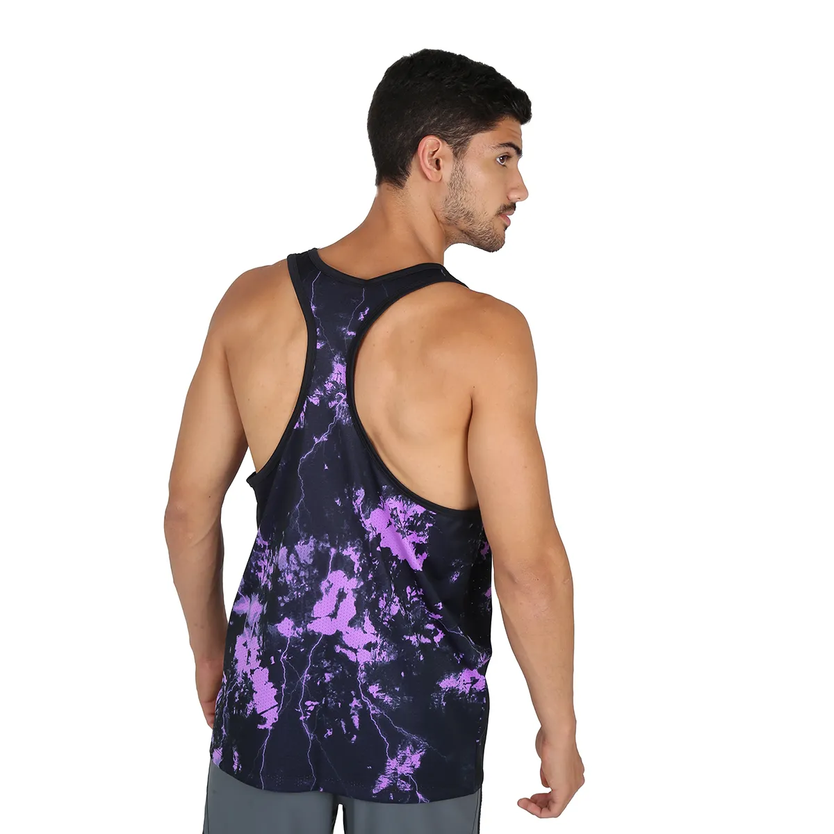 Musculosa Training Under Armour Project Rock Print Mesh Hombre