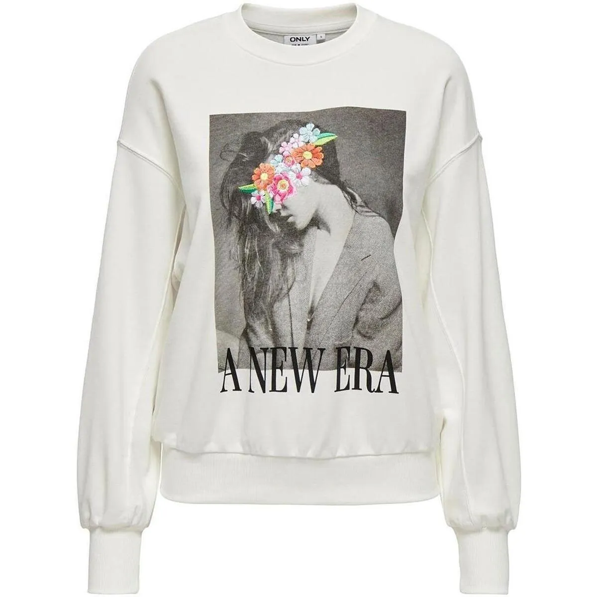 ONLHANNA L/S EMBROIDERY O-NECK