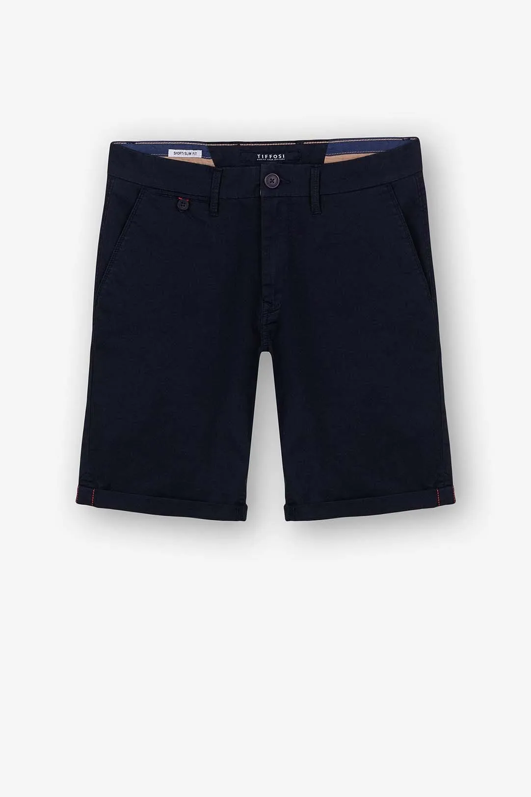 PANTALON CORTO CHINO AZUL MARINO