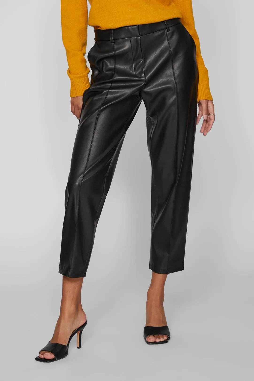 PANTALON EFECTO PIEL VIDAGMAR NEGRO