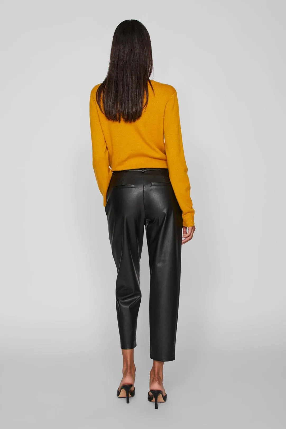 PANTALON EFECTO PIEL VIDAGMAR NEGRO