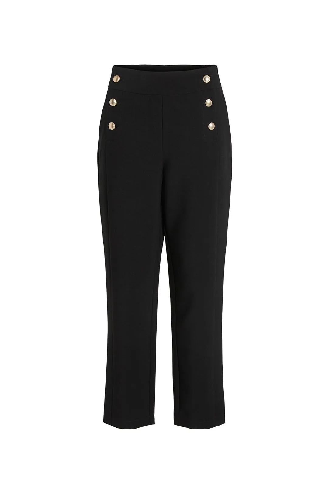 PANTALON TELA BOTONES VIWINNIE NEGRO