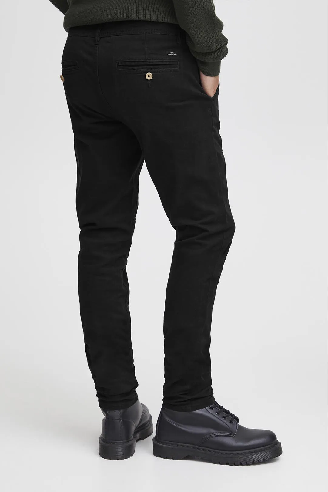 PANTALÓN CHINO HOMBRE BHNATAN NEGRO