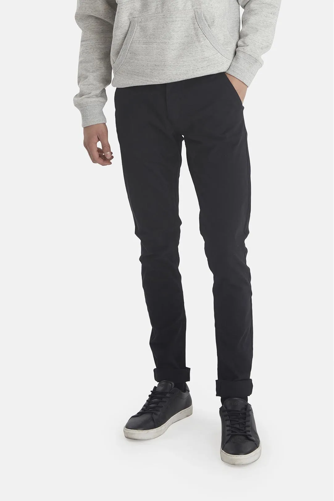 PANTALÓN CHINO HOMBRE BHNATAN NEGRO