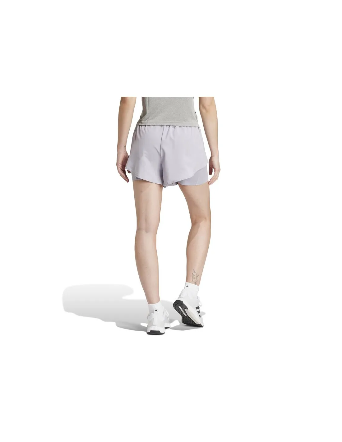 Pantalón de Fitness adidas Designed For Training 2In1 Mujer Gris