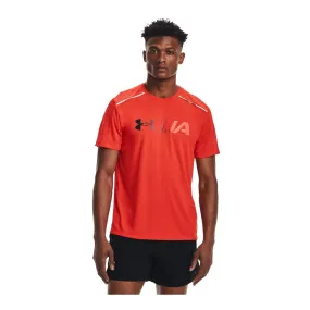 Polera Running Hombre Under Armour Roja 