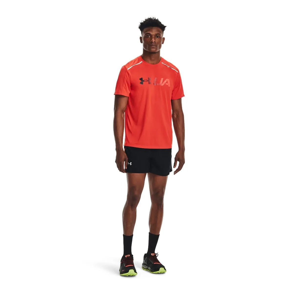 Polera Running Hombre Under Armour Roja 