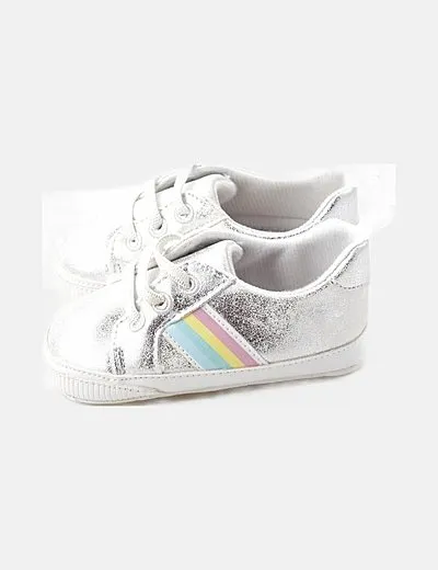 Primark Zapatilla plata rayas multicolor