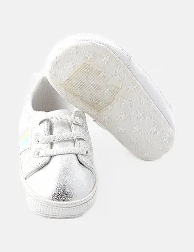 Primark Zapatilla plata rayas multicolor