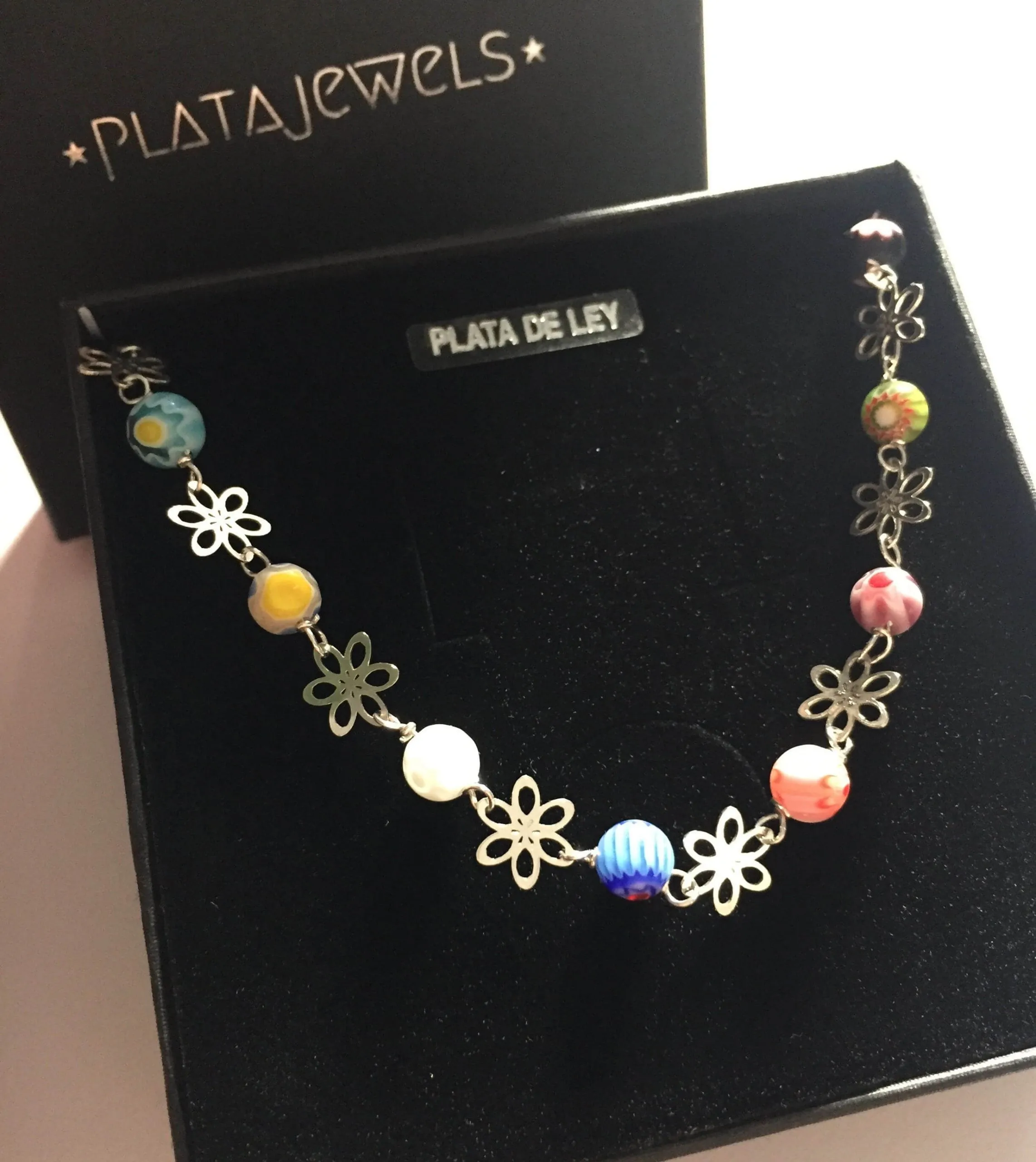 Pulsera Flores Color