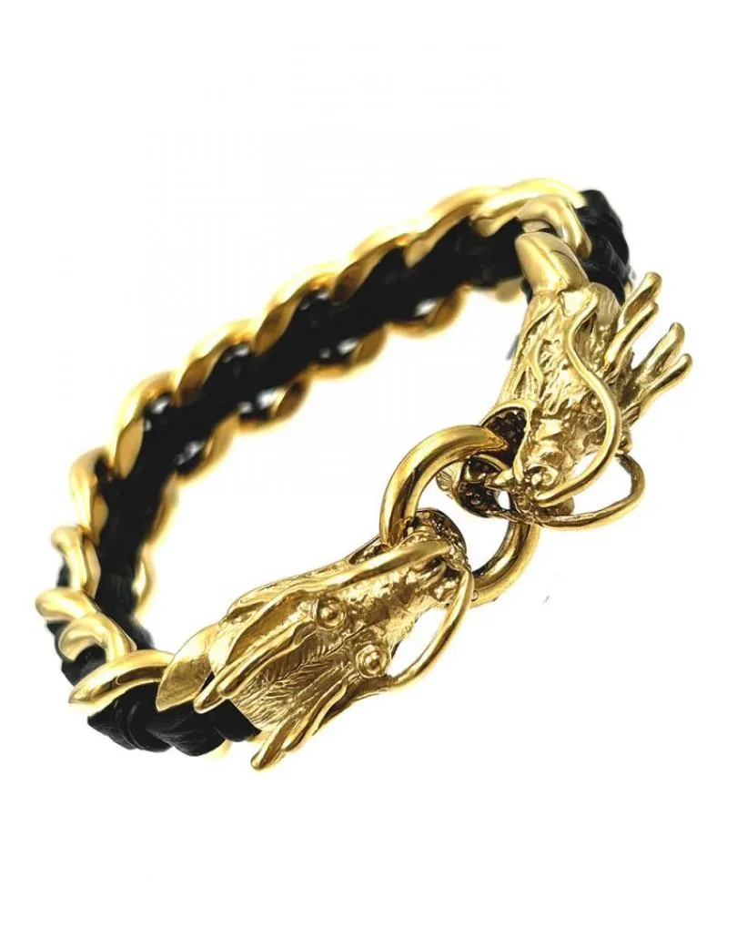 PULSERA HOMBRE DE CABEZAS DRAGONES