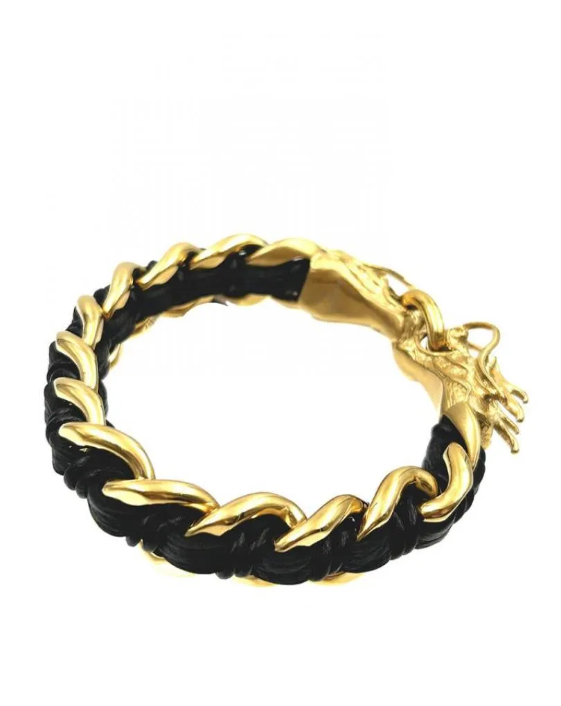 PULSERA HOMBRE DE CABEZAS DRAGONES