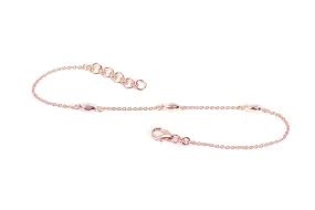 Pulsera Petite LOVE KNOT - Oro 18k rosa