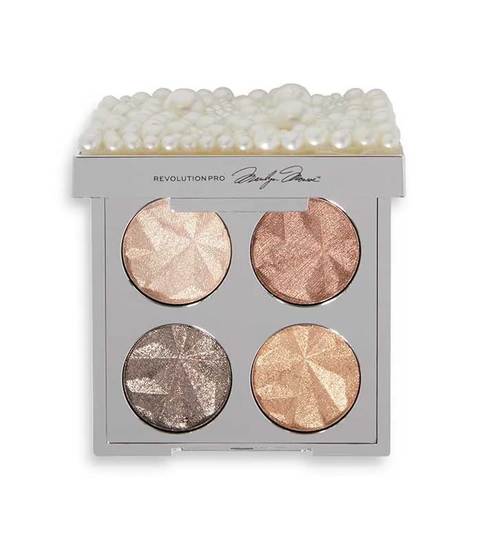 Revolution Pro - *Marilyn Monroe* - Paleta de sombras Eye Quad - White Pearl