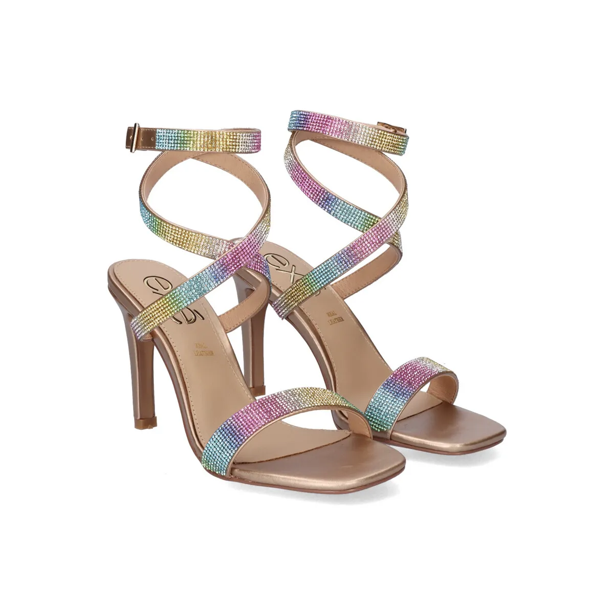 SANDALIA TACÓN EXÉ VICTORIA-561 MULTICOLOR