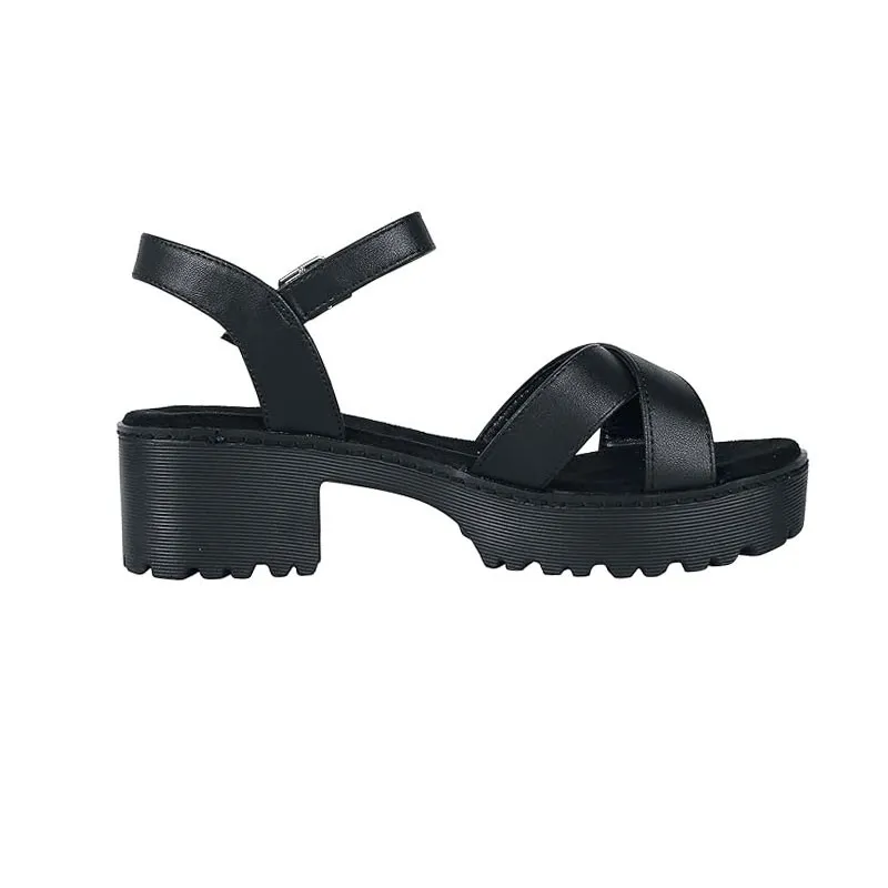 Sandalias De Tacón Refresh 79281 Mujer Negro