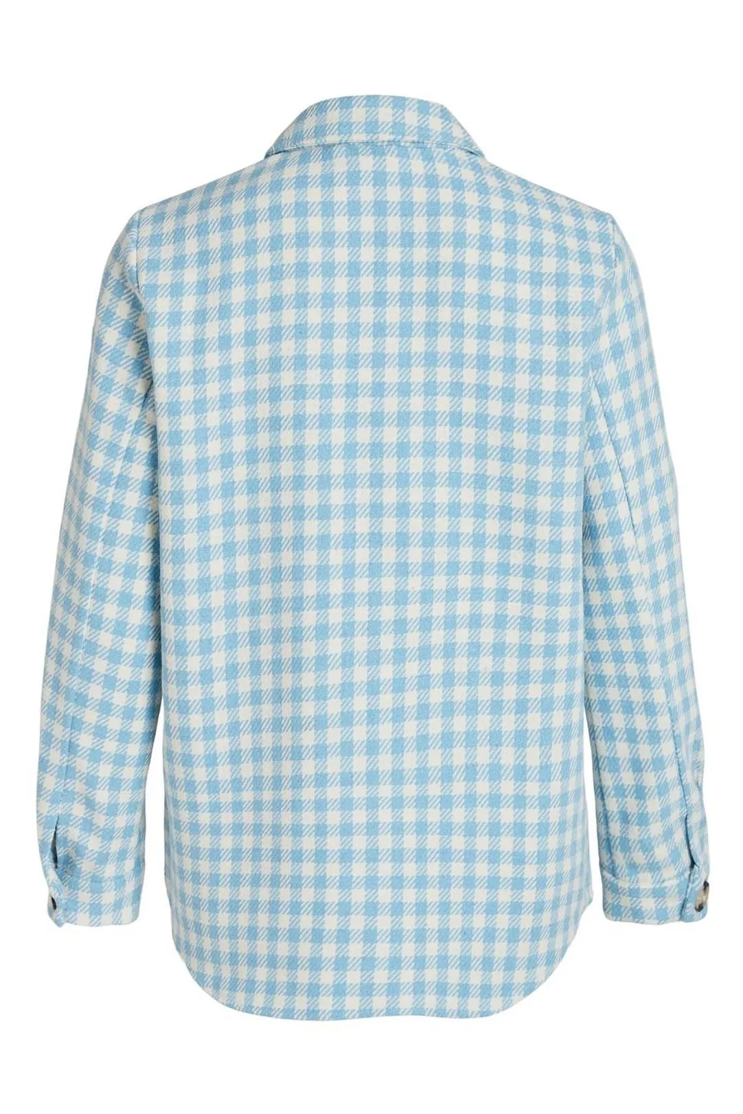 Sobrecamisa cuadros Vihether azul