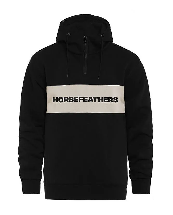 SUDADERA HORSEFEATHERS FULTON  BLACK  MEN´S