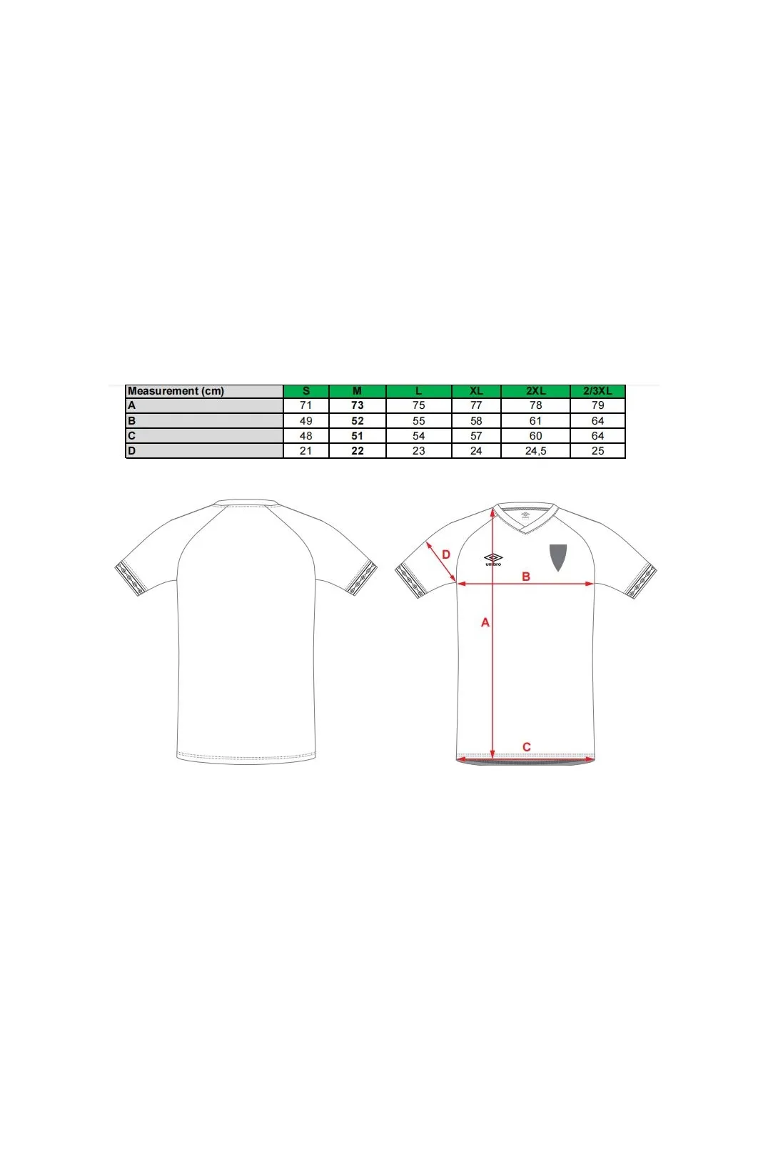 UMBRO RAYO VALLECANO THIRD 23-24 JERSEY CON DORSAL