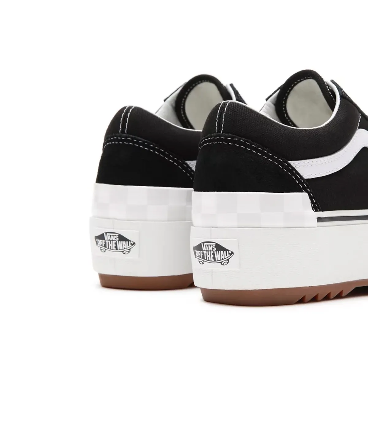 Vans - Zapatillas Para Mujer Negras - Old Skool Stacked