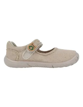 Zapy - Sandalia Lona Mercedes Velcro Taupe